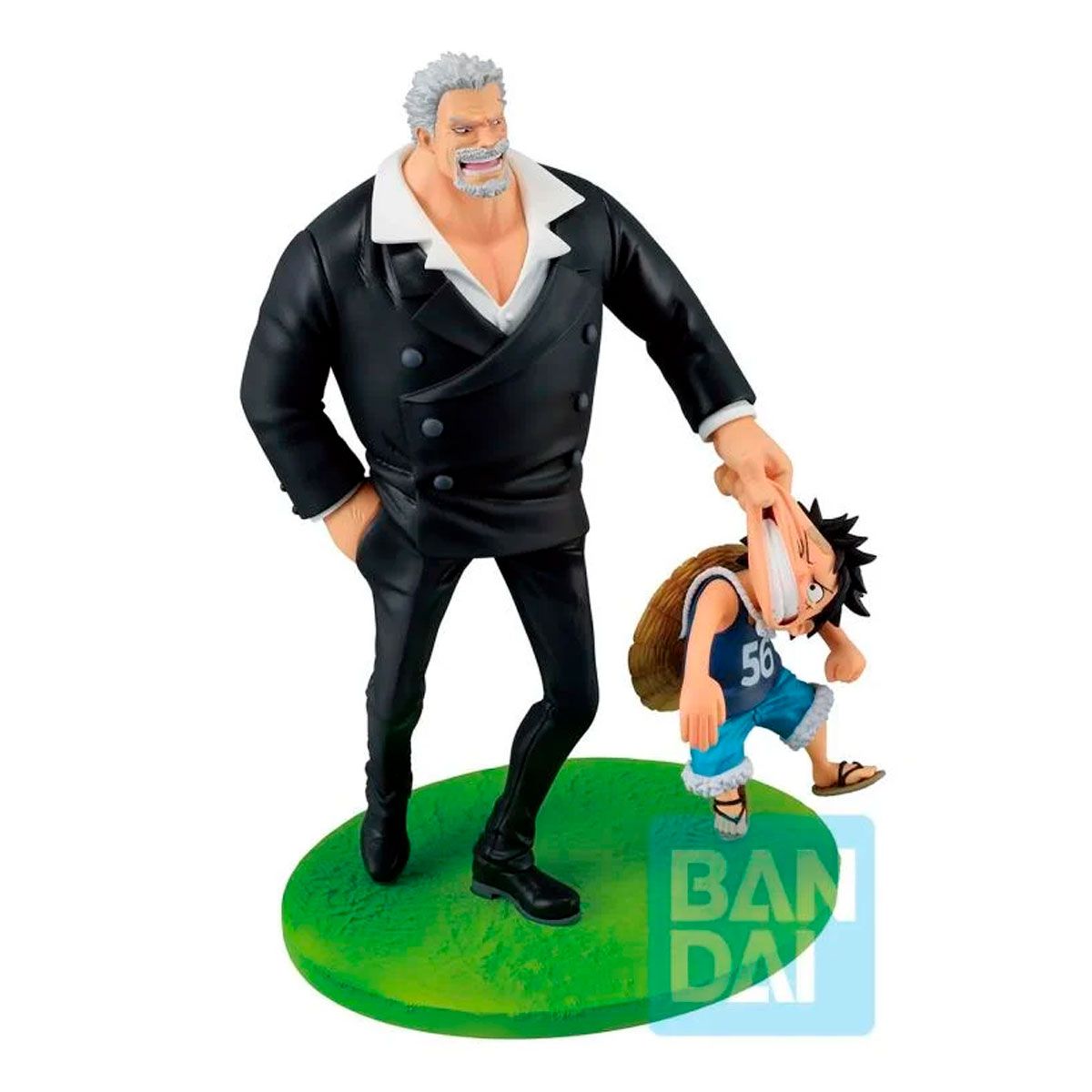 BANPRESTO - FIGURA COLECCIONABLE BANDAI DE ICHIBANSHO LUFFY AND GARP