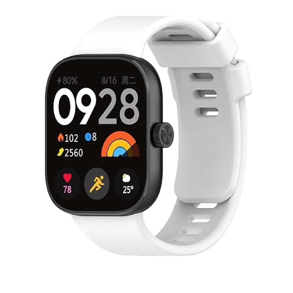 GENERICO - Correa Silicona para Xiaomi Redmi Smart Watch 4  - Blanco
