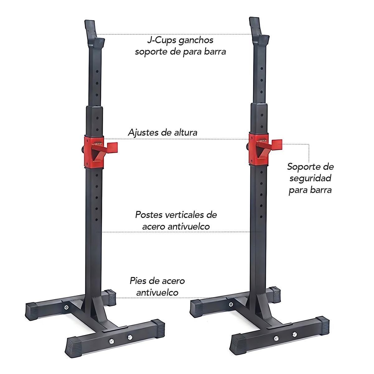 ATLETIS - Home Gym Squat Rack Atletis Force Line 100