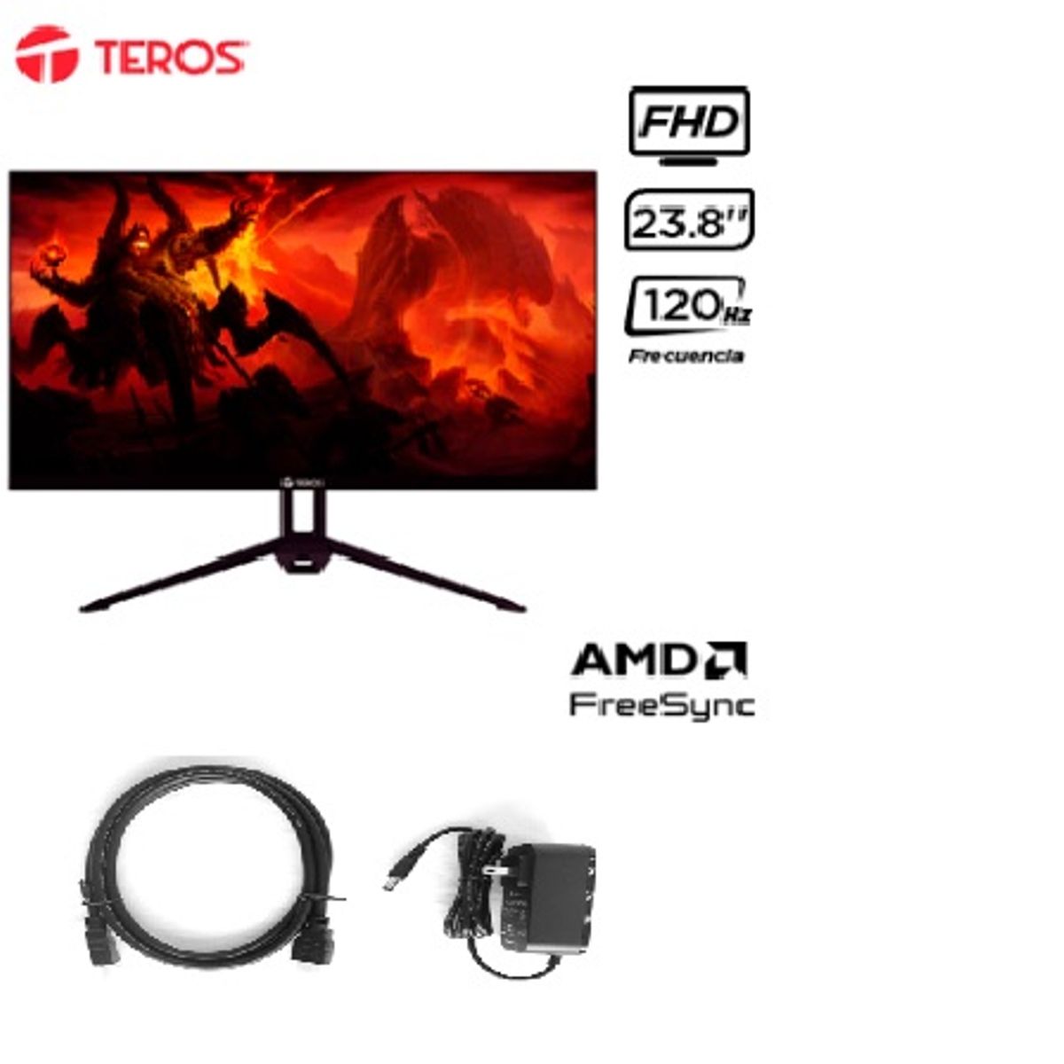 TEROS - Monitor Teros TE-2415S 238 IPS 1920x1080 120hz HDMI PARLANTE