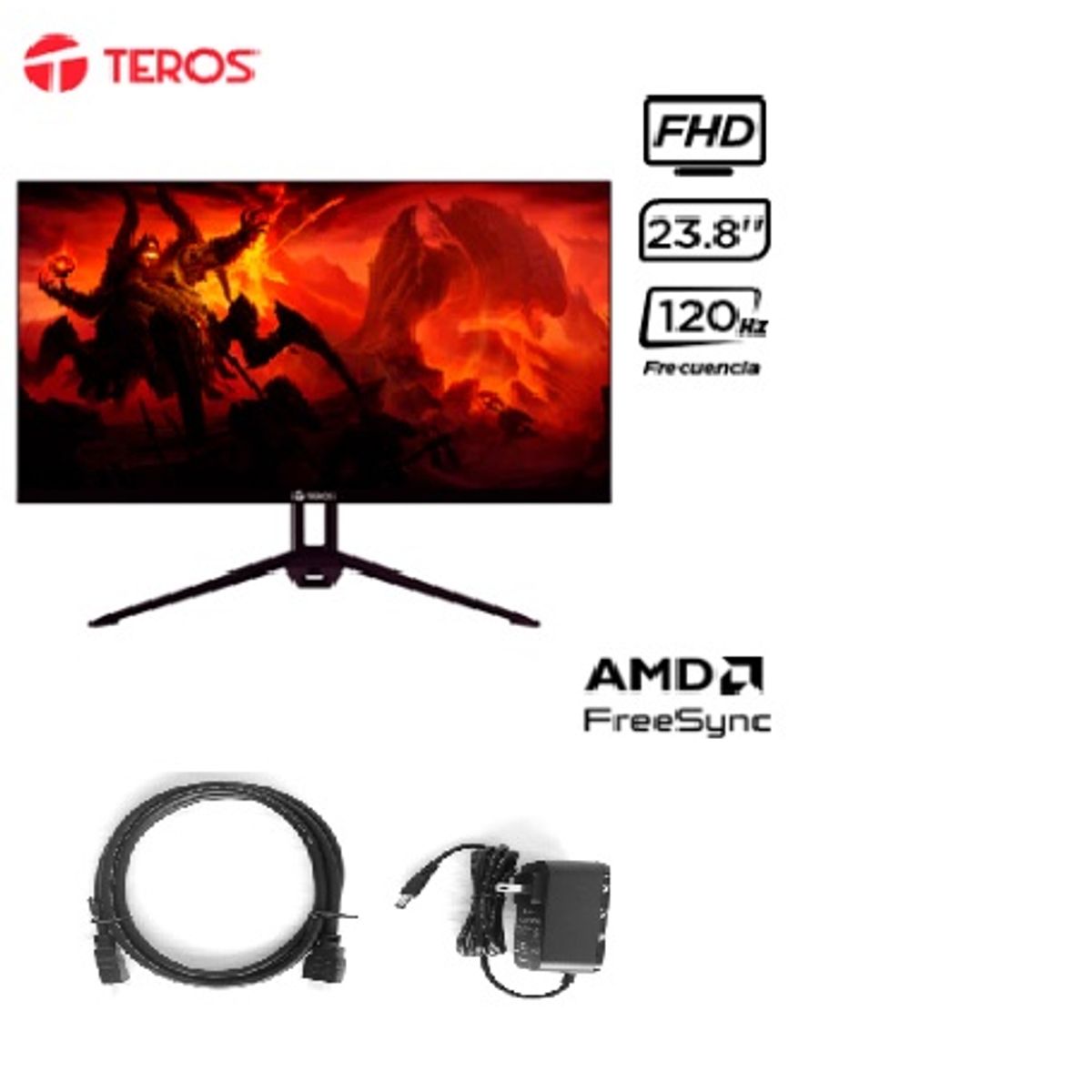 TEROS - Monitor Teros TE-2415S 238 IPS 1920x1080 120hz HDMI PARLANTE