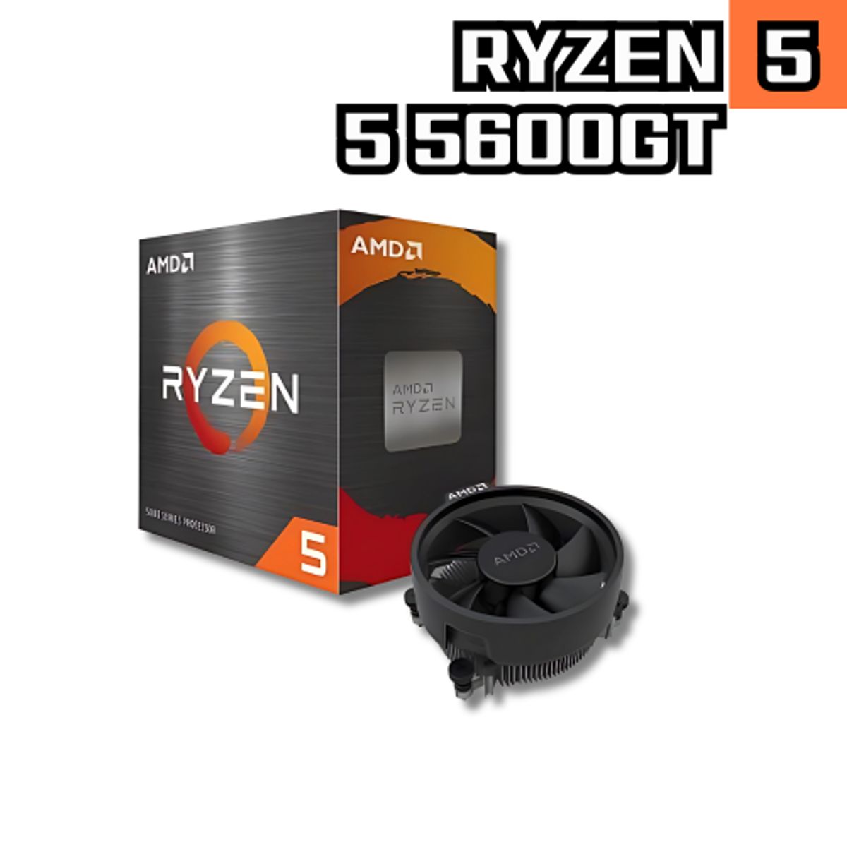 AMD - procesador amd ryzen 5 5600gt 4.6ghz