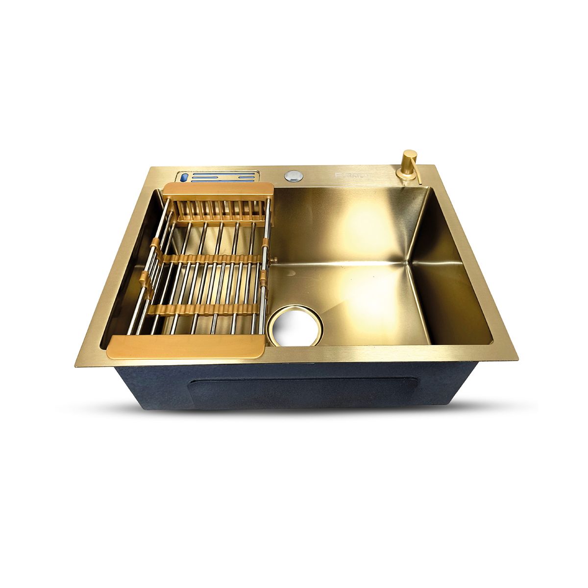 FRATELLI - Prm-6045G Lavadero Prime De Acero Inox Gold CAcces 60X45X23Cm - Fratelli