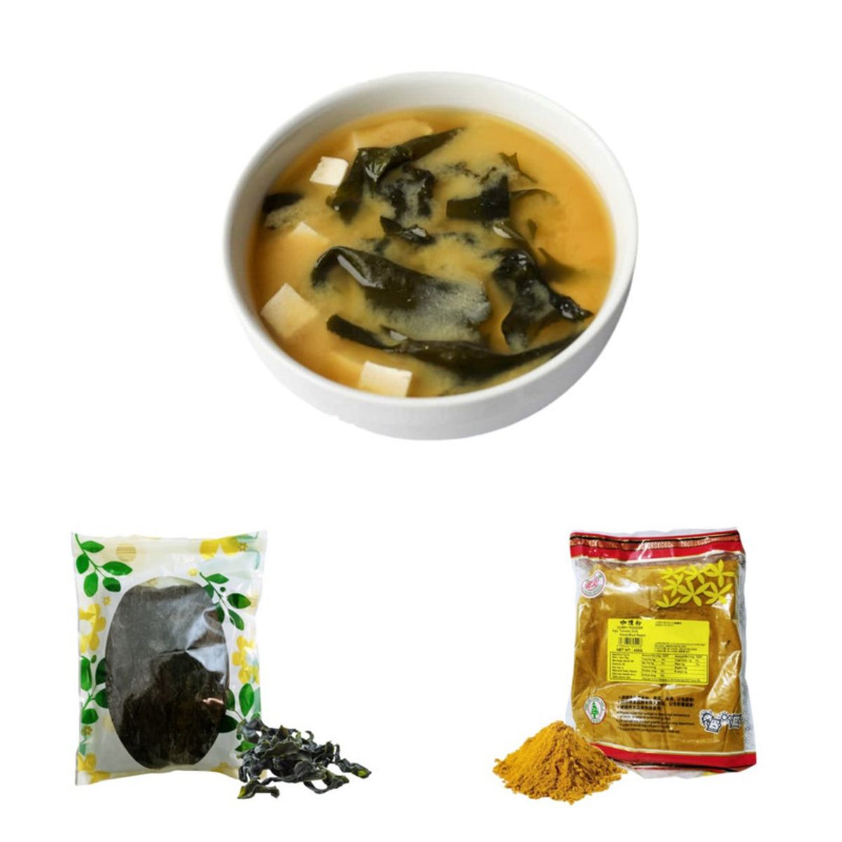 GENERICO - Pack Asiatico 2u Algas Kombu y Curry en Polvo