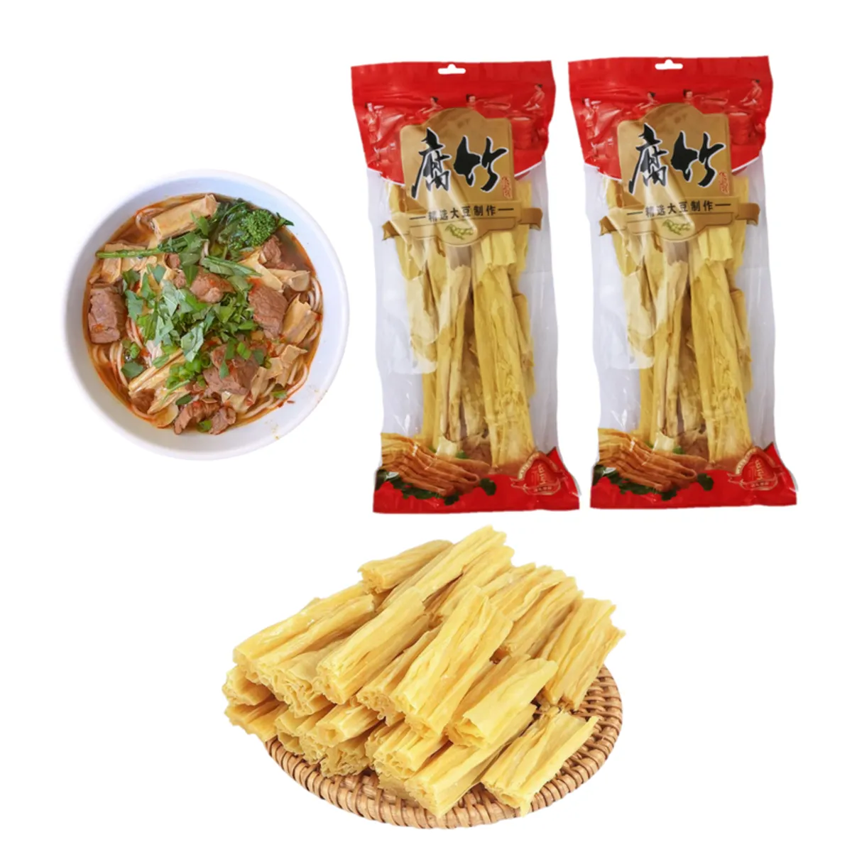 GENERICO - Pack 2u Yuba Nata de Soya Piel de Tofu Seco 170gr