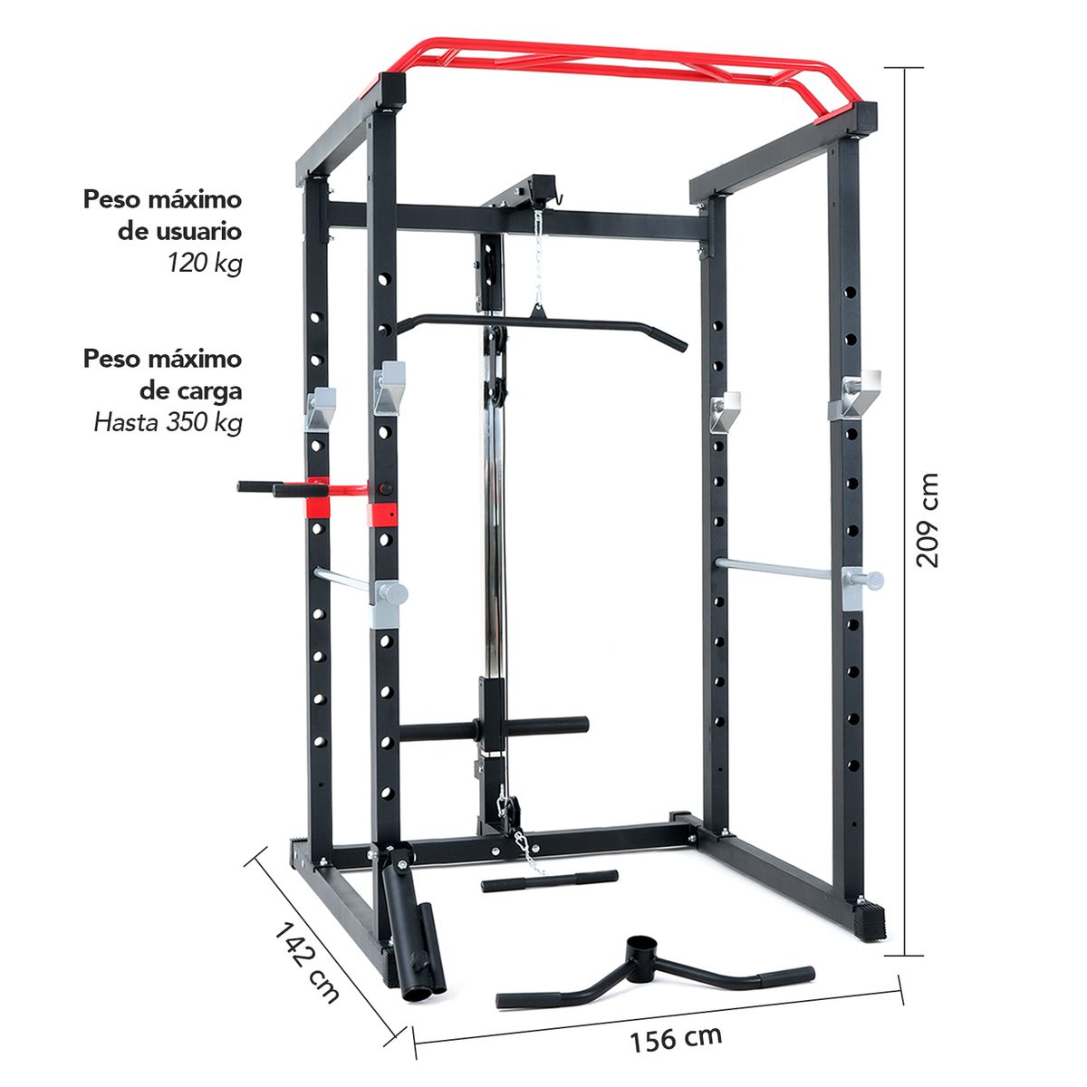 ATLETIS - Home Gym Jaula Power Rack Atletis Force Line 300