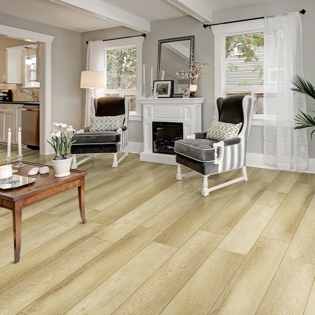 MULTITOP - Piso SPC Sena 5mm 23x124cm Arce