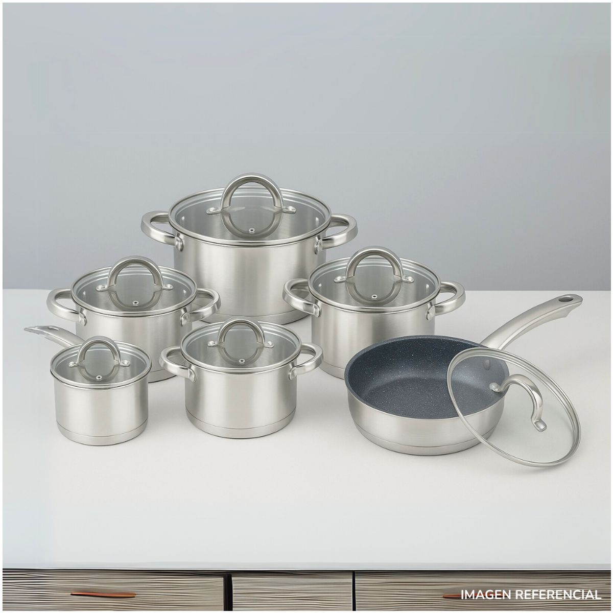 INSPIRA MARKET - Juego de Ollas Hoffavorer