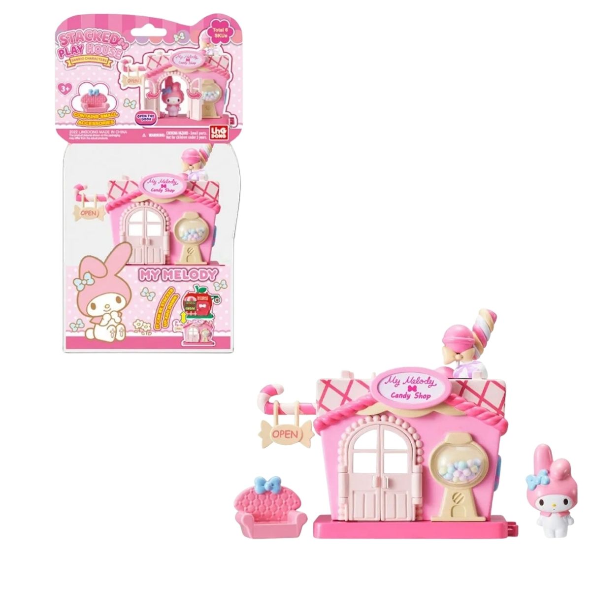 SANRIO - Keeppley Sanrio My Melody - Set Armable Casa Dulce Apilable