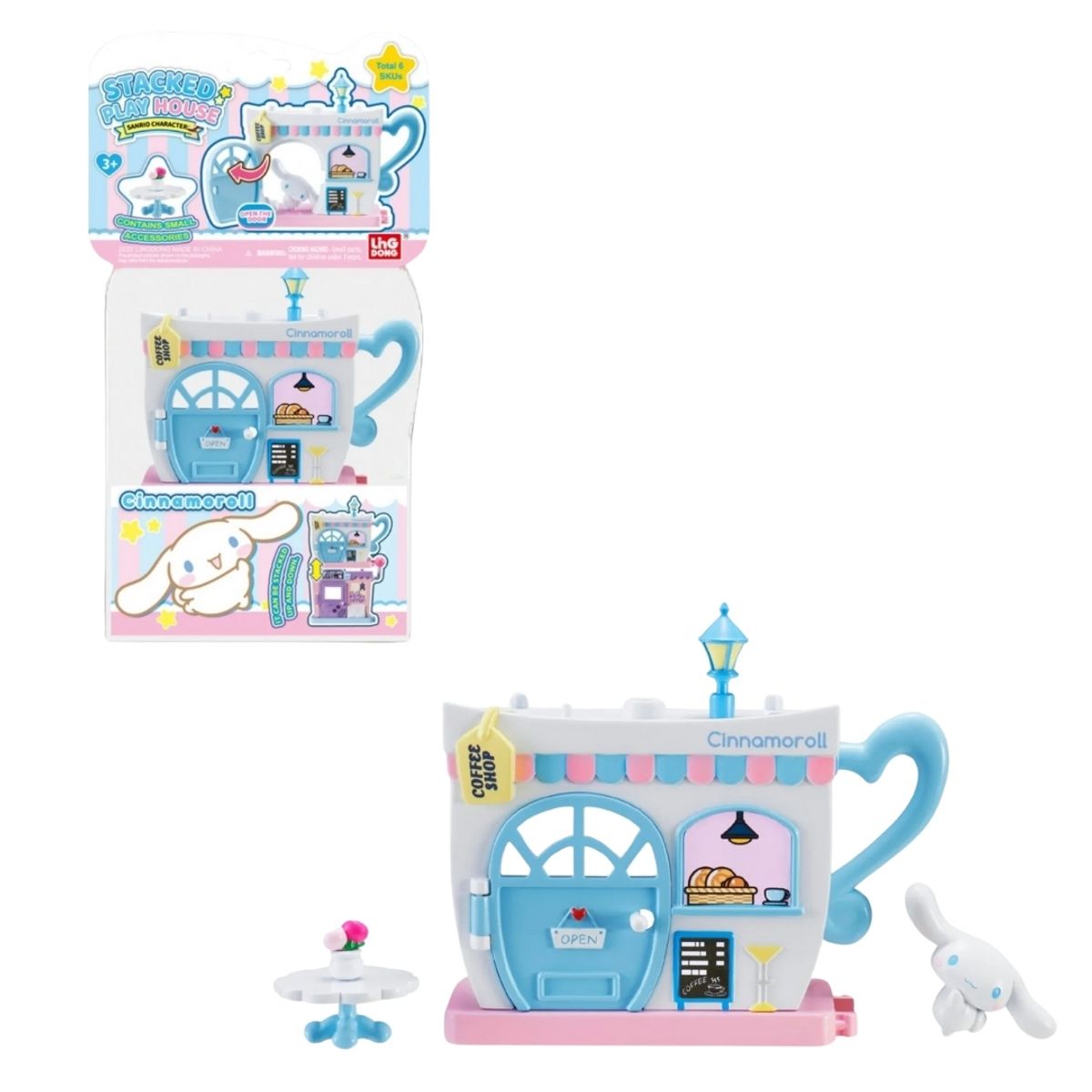 SANRIO - Keeppley Sanrio Cinnamoroll - Set Armable Casa Nube Apilable