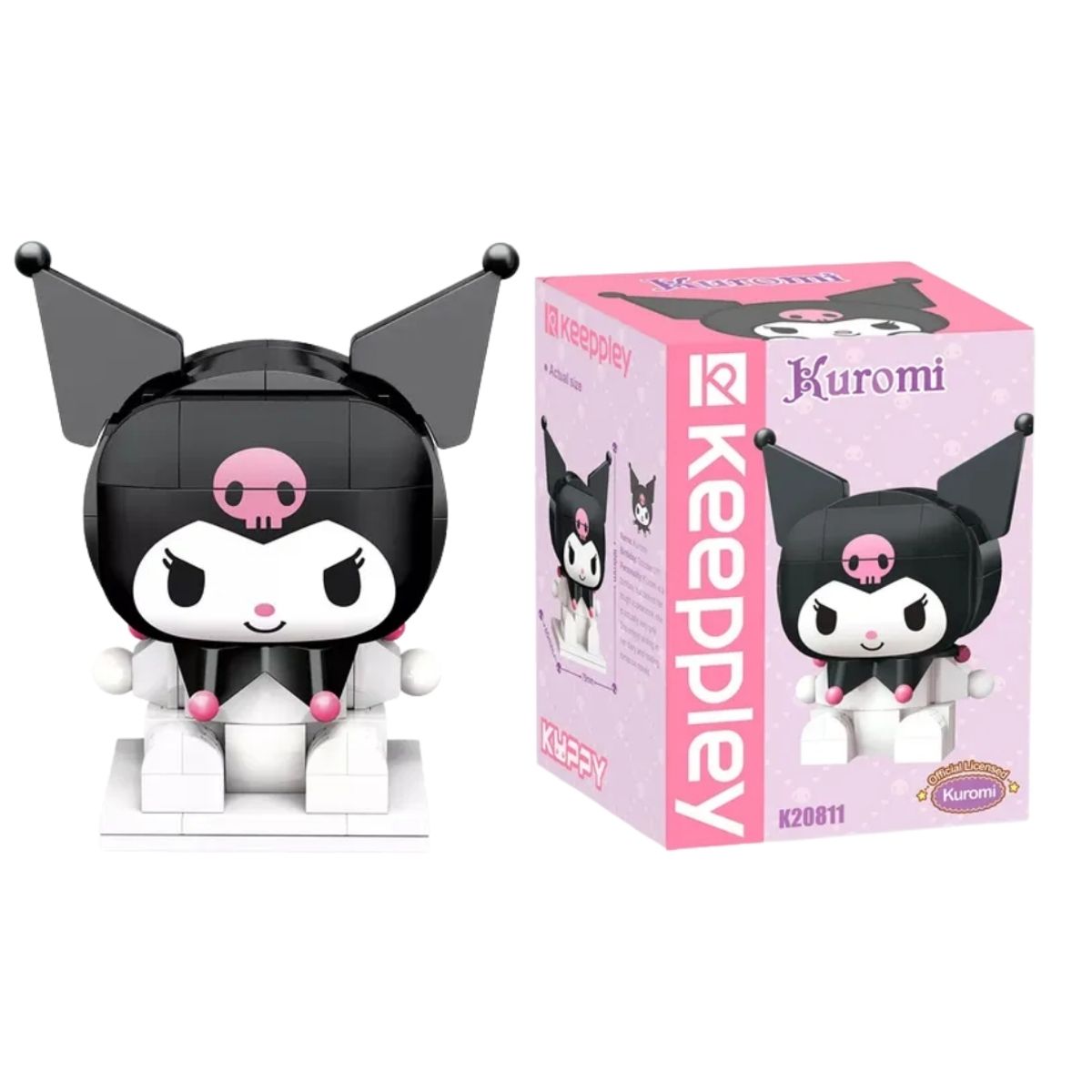 SANRIO - Keeppley Sanrio Kuromi - Figura Armable Coleccionable