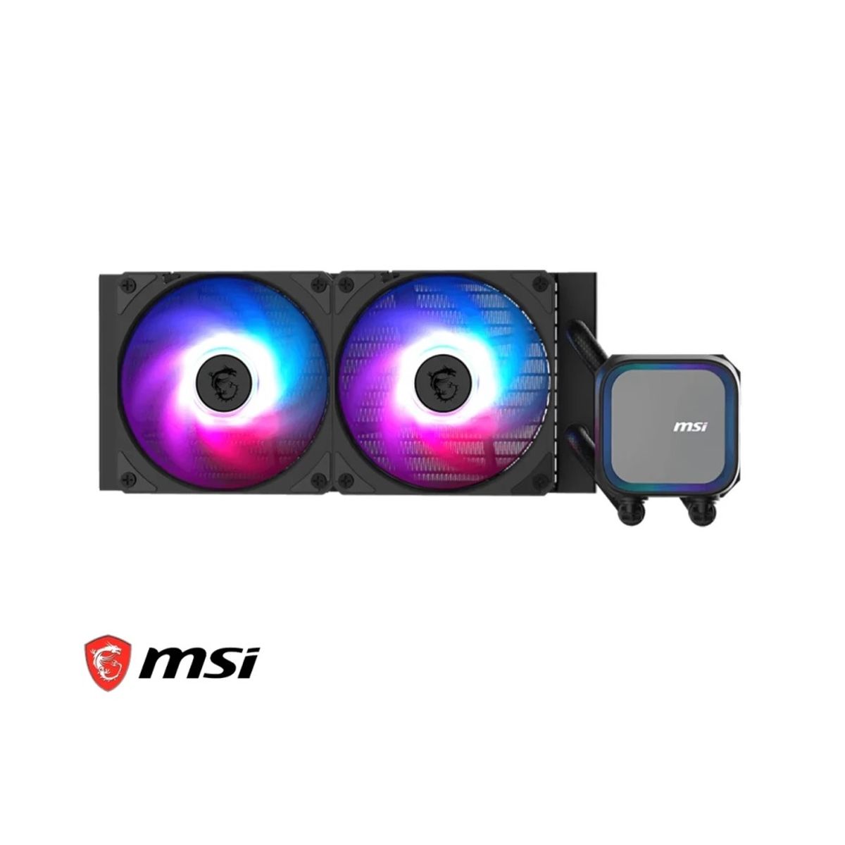 MSI - Sistema de Refrigeración MSI MAG CORELIQUID A13 240 Negro 2x120mm Fans