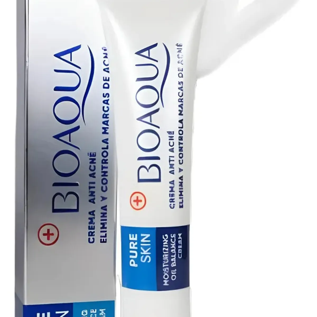 BIOAQUA - CREMA ANTIACNÉ ELIMINA ESPINILLAS Y PUNTOS NEGROS BIOAQUA