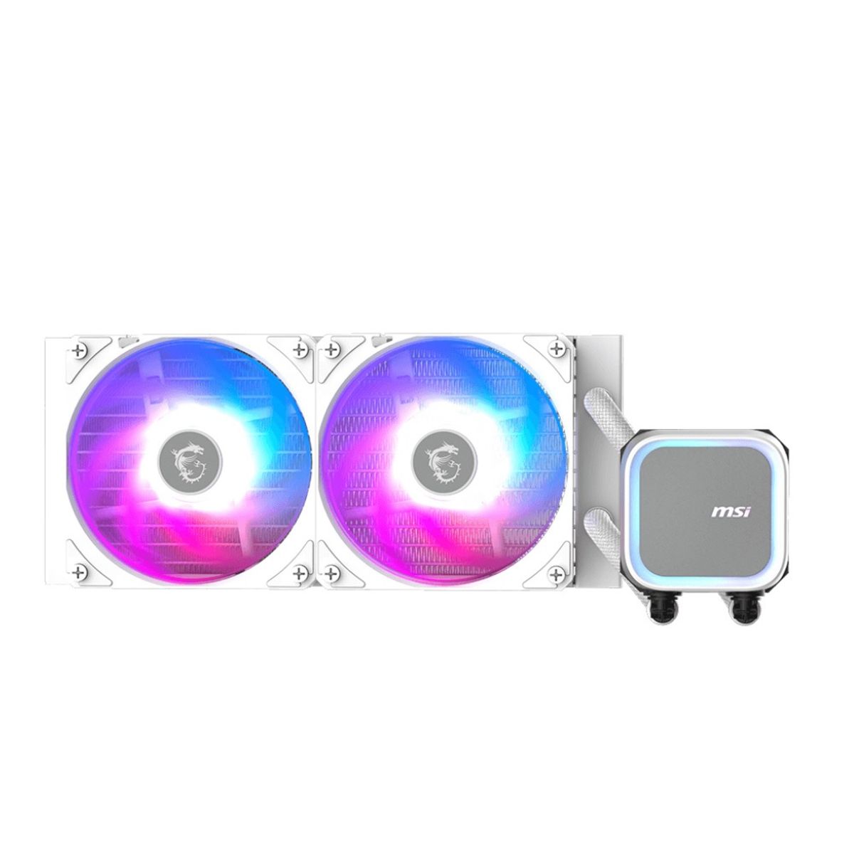 MSI - Sistema de Refrigeración MSI MAG CORELIQUID A13 240 WHITE 2x120mm Fans