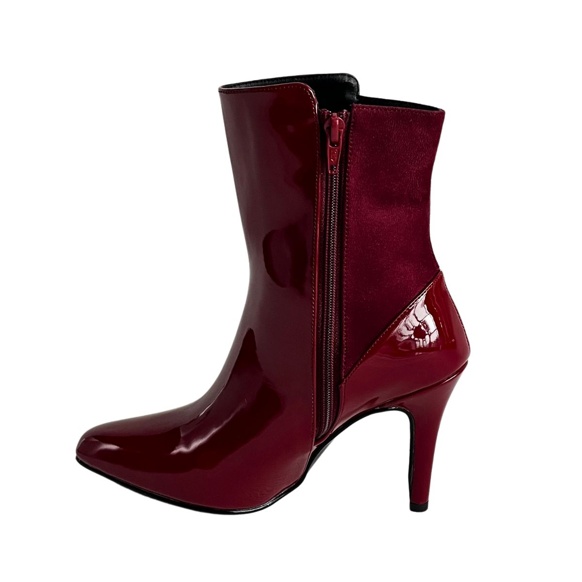 SAPATU - BOTINES DE VESTIR MUJER EVA II VINO CHERY