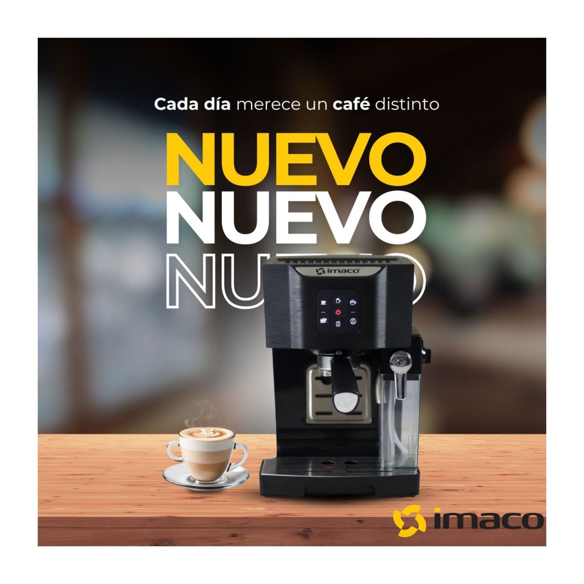 IMACO - Cafetera Expresso Digital de 15 bares Imaco IECM1550
