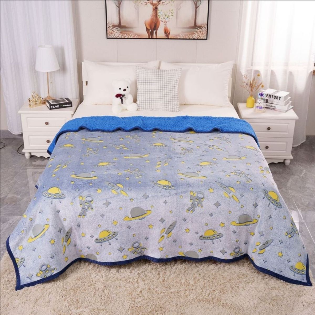 CASATEX - MANTA LUMINOSA CON CARNERO