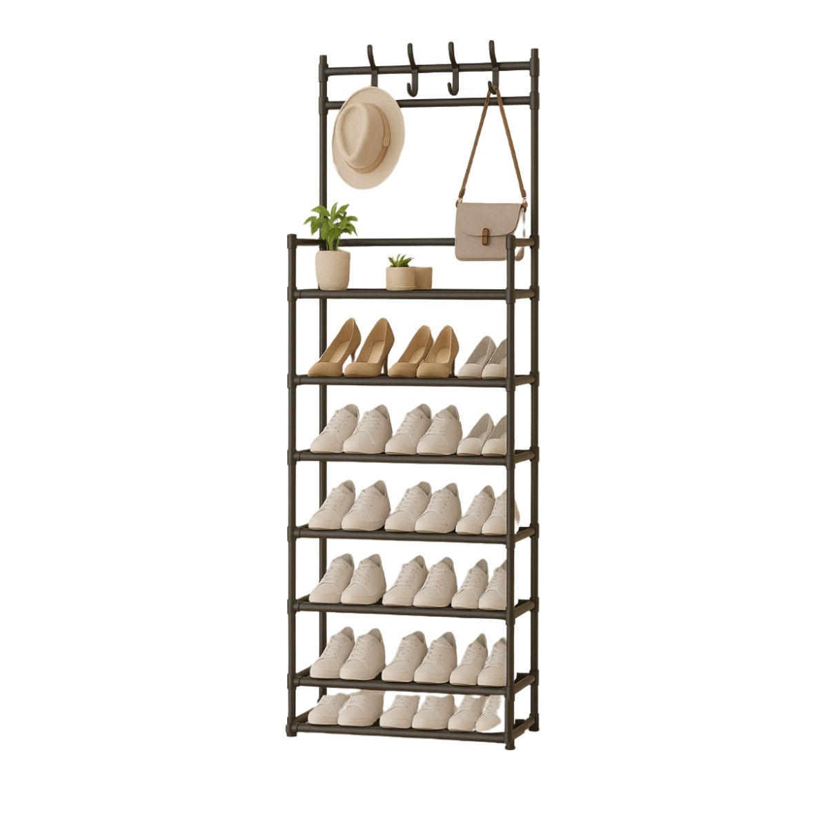 INSPIRA - Estante Organizador Zapatera Multiusos 7 Niveles