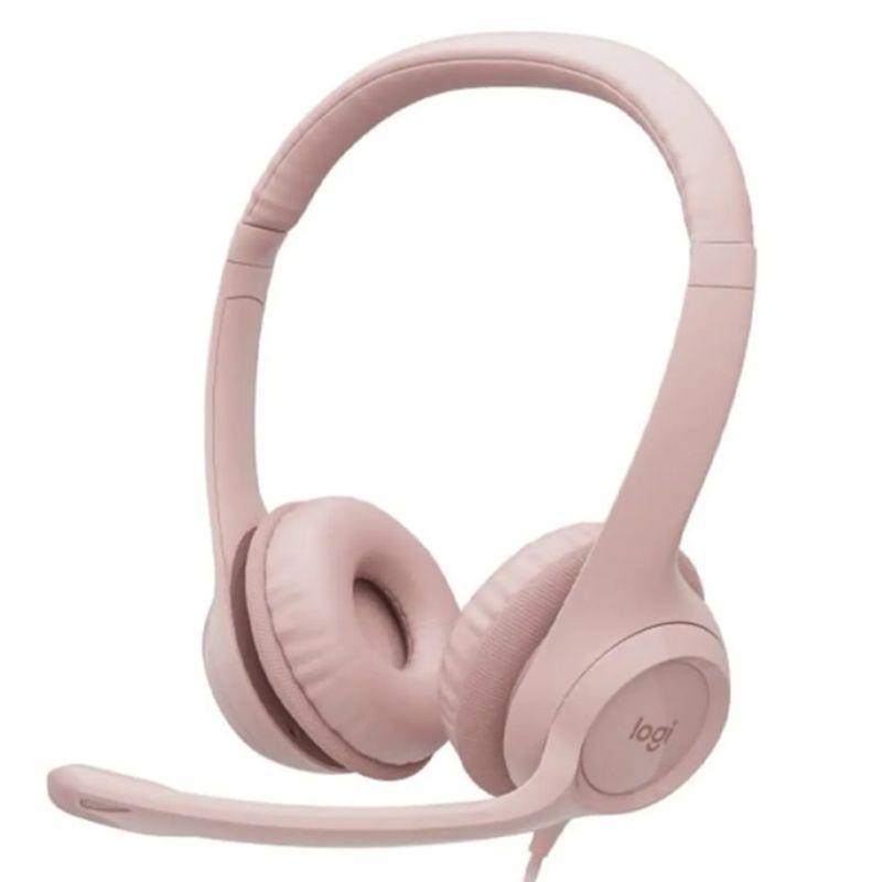 LOGITECH - AUDIFONO H390 C MICROF USB LOGITECH CANCELACION RUIDO ROSA