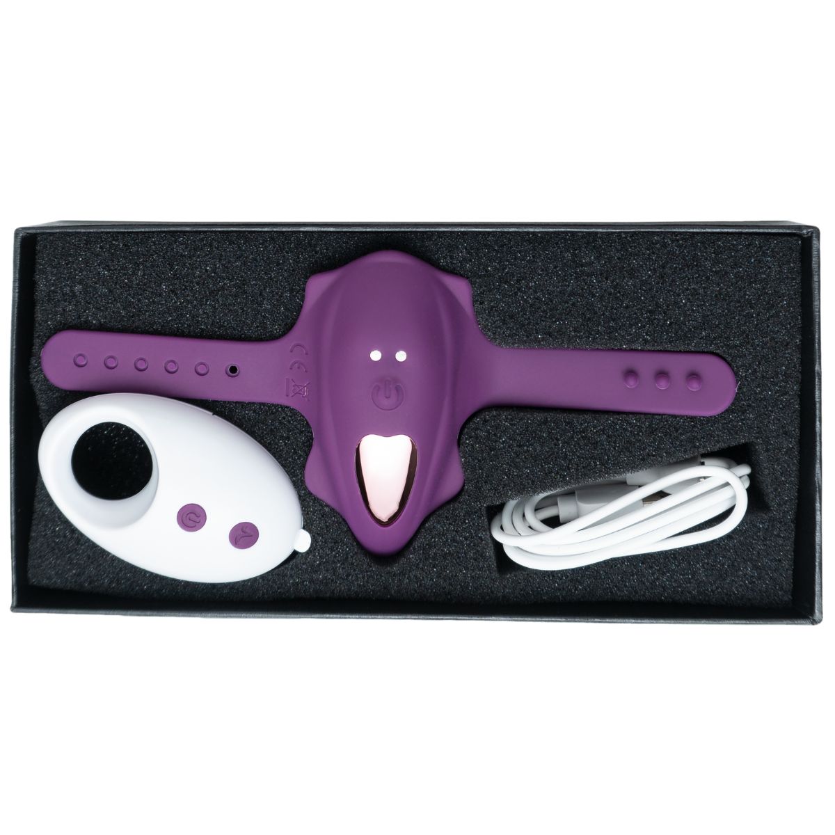 GENERICO - Vibrador bragas portatil - Morado