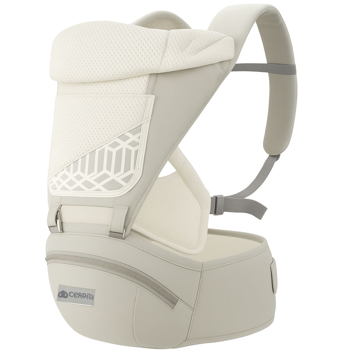 GENERICO - Canguro para Bebe Ergonómico 3 en 1 Gris
