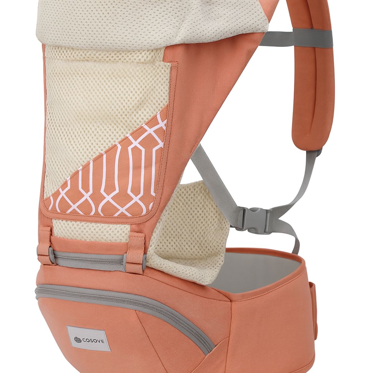 GENERICO - Canguro para Bebe Ergonómico 3 en 1 Coral