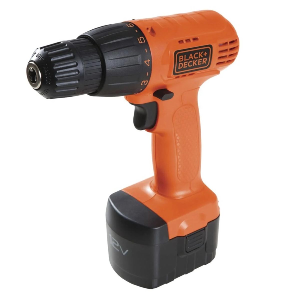 BLACK+DECKER - Taladro Atornillador 3/8" 12V + 50 Accesorios + Cargador