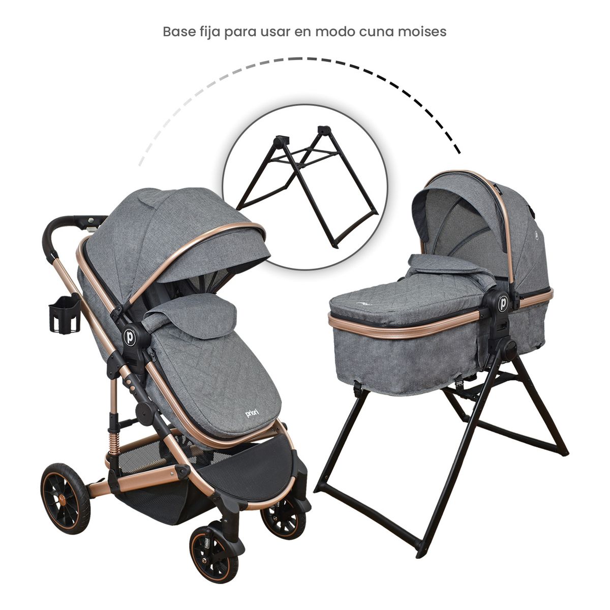 PRIORI - Coche Para Bebé Tipo compacto Priori Cris Gris