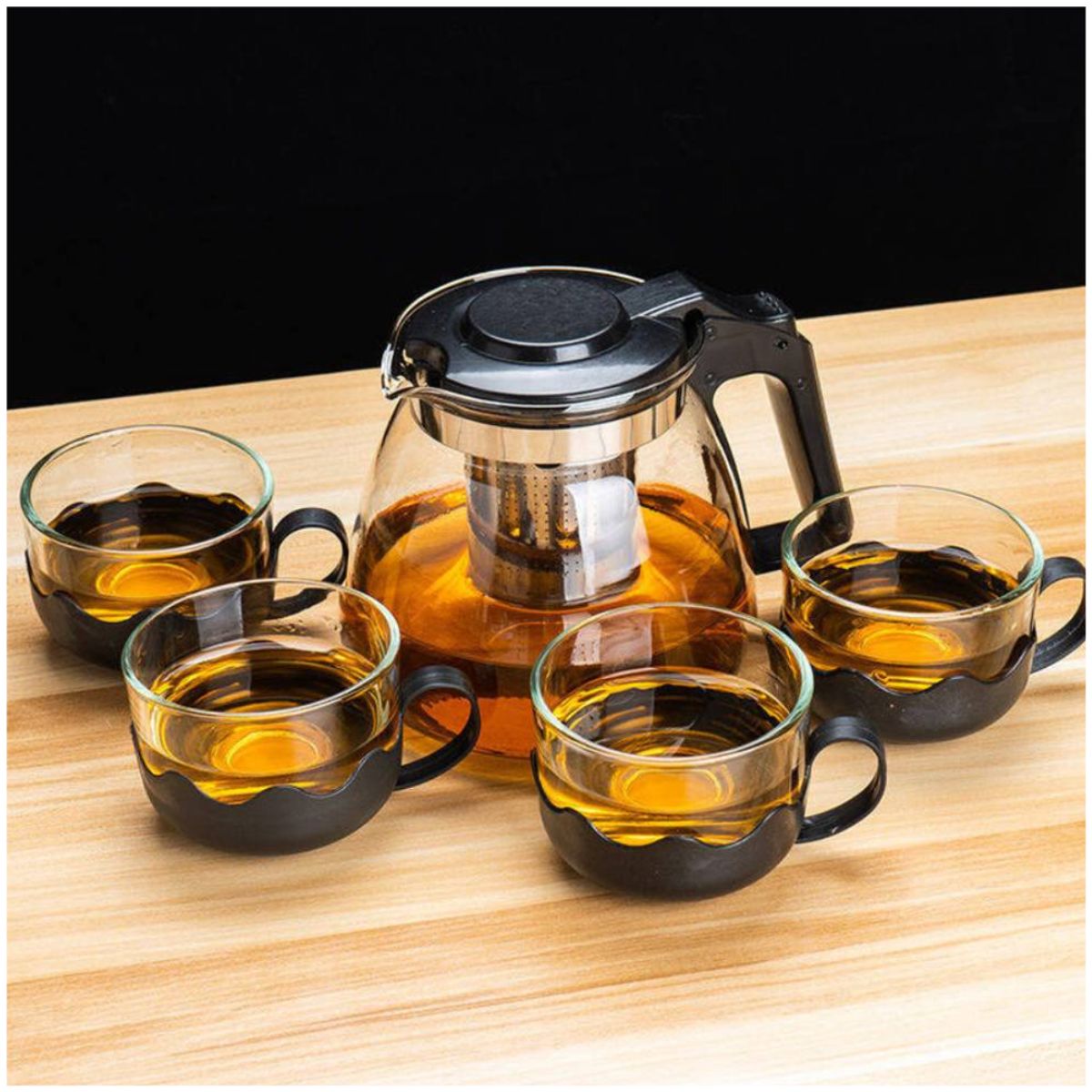 INSPIRA - Jarra Tetera Infusor Filtrante de 800 ml y 4 tazas