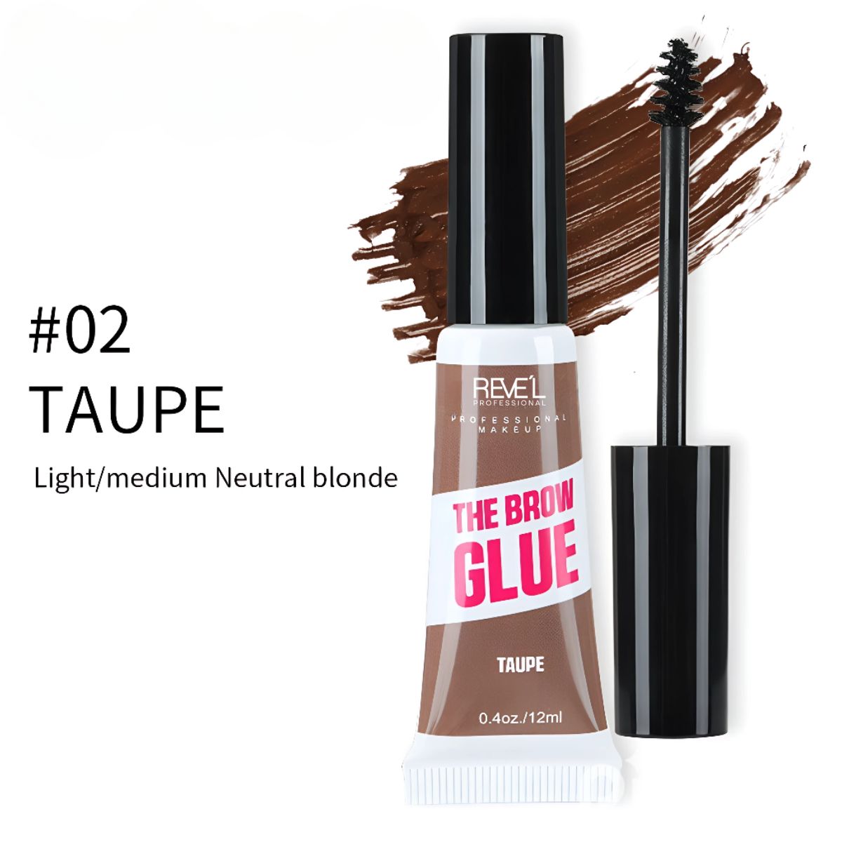 REVE'L PROFESSIONAL - TINTE PARA CEJAS Y  PESTAÑAS 02 TAUPE - REVE´L