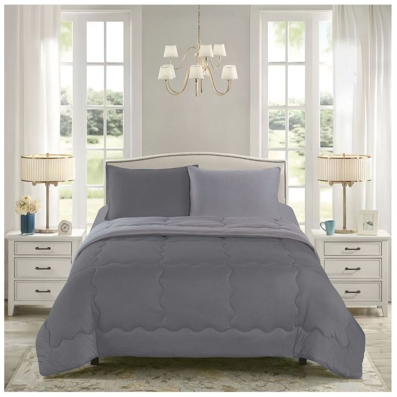 CASATEX - EDREDÓN REVERSIBLE 100%  ALGODÓN 2 PLZ