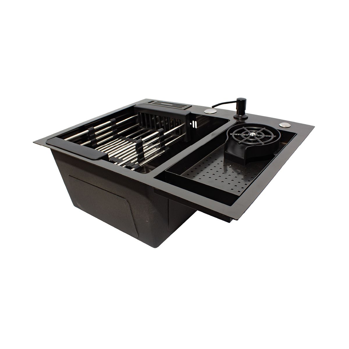 FRATELLI - Prm-6045B Lavadero Prime De Acero Inox Black CAcces 60X45X23 - Fratelli