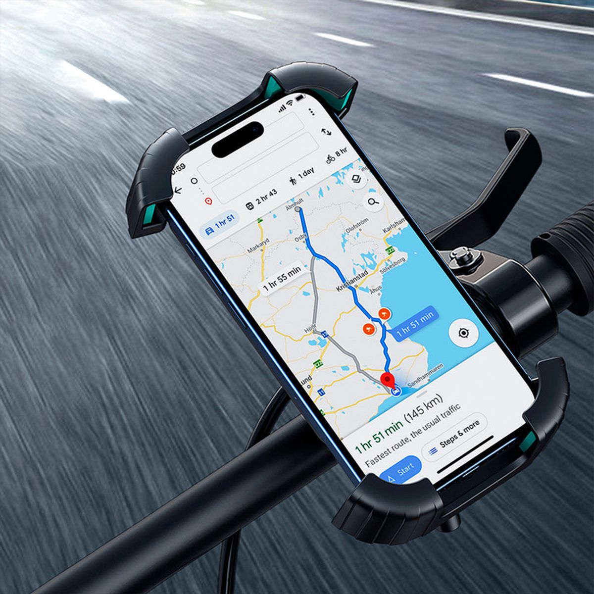 USAMS - Soporte Bicicleta 67 Negro