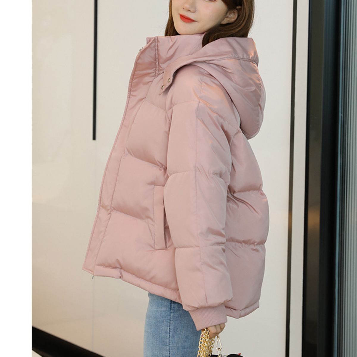 GENERICO - Casaca Puffy Acolchada con Capucha