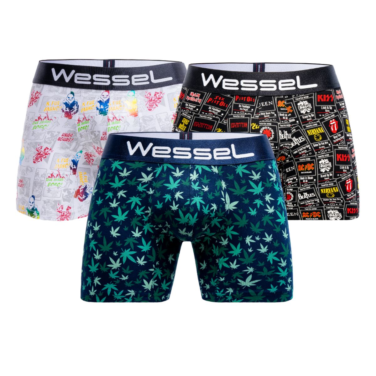 WESSEL - Boxer Pack W21 x3 Hombre