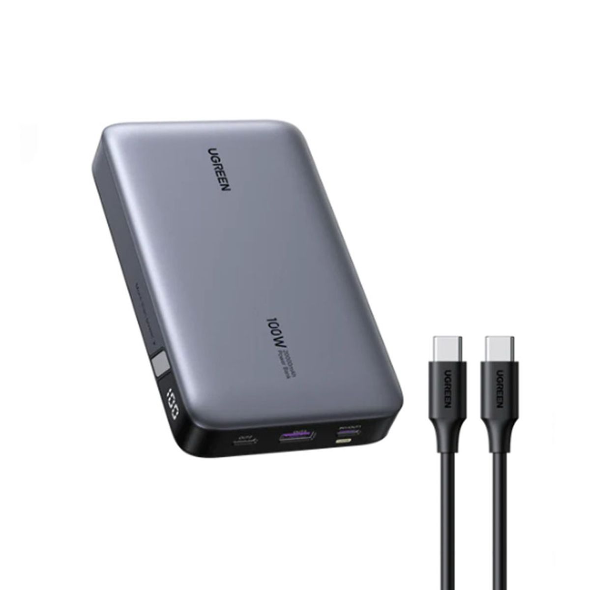 UGREEN - PowerBank Ugreen Nexode 100w 20,000mAh con Cable USB-C Para Galaxy iPhone 16