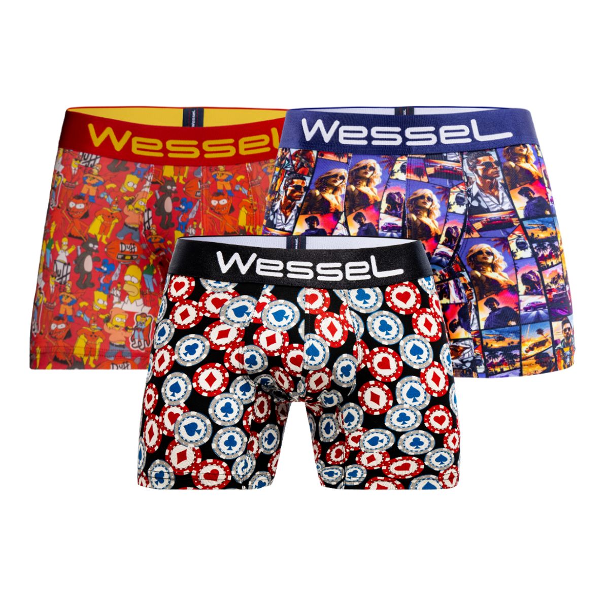 WESSEL - Boxer Pack W22 x3 Hombre