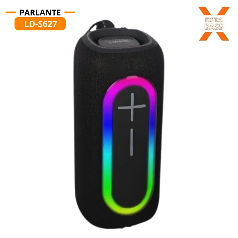 LIDIMI - Parlante Bluetooth LIDIMI LD-S627 20W X-BASS Luces RGB