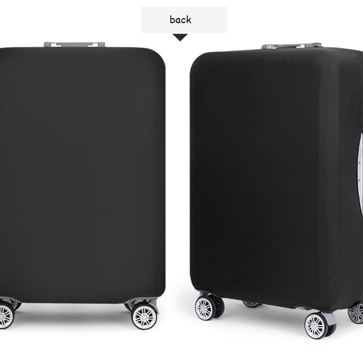 GENERICO - FUNDA COBERTOR PROTECTOR PARA MALETA ANTIRAYA - TALLA S