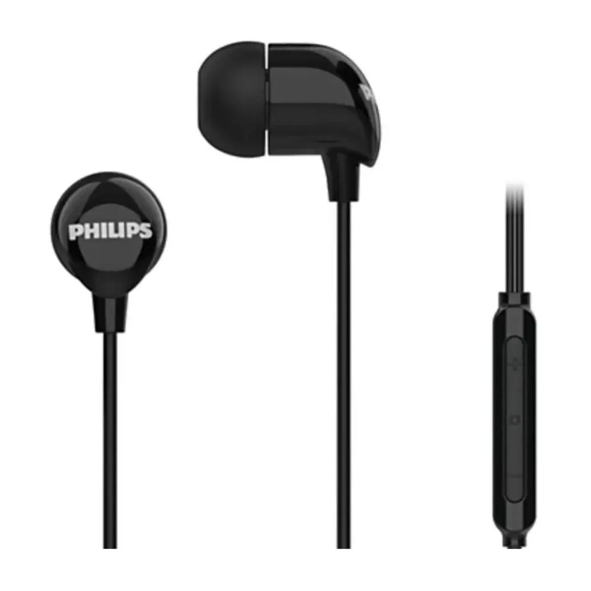 PHILIPS - Audífono In-Ear con micrófono Philips TAE2146 USB Tipo C Negro