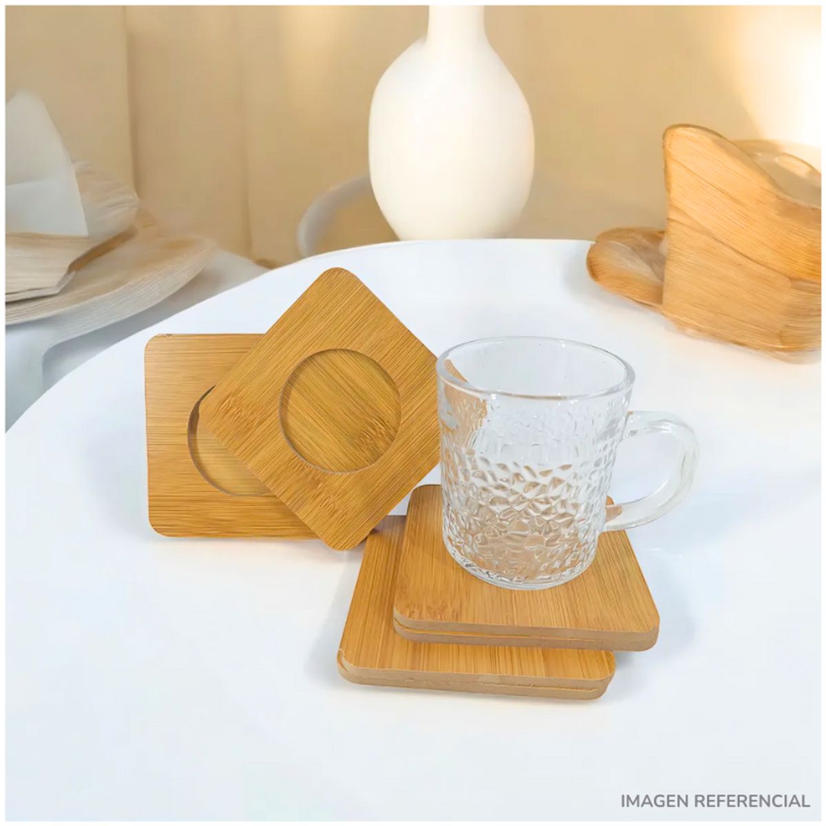 INSPIRA - Porta Vasos Posa vasos Set x6