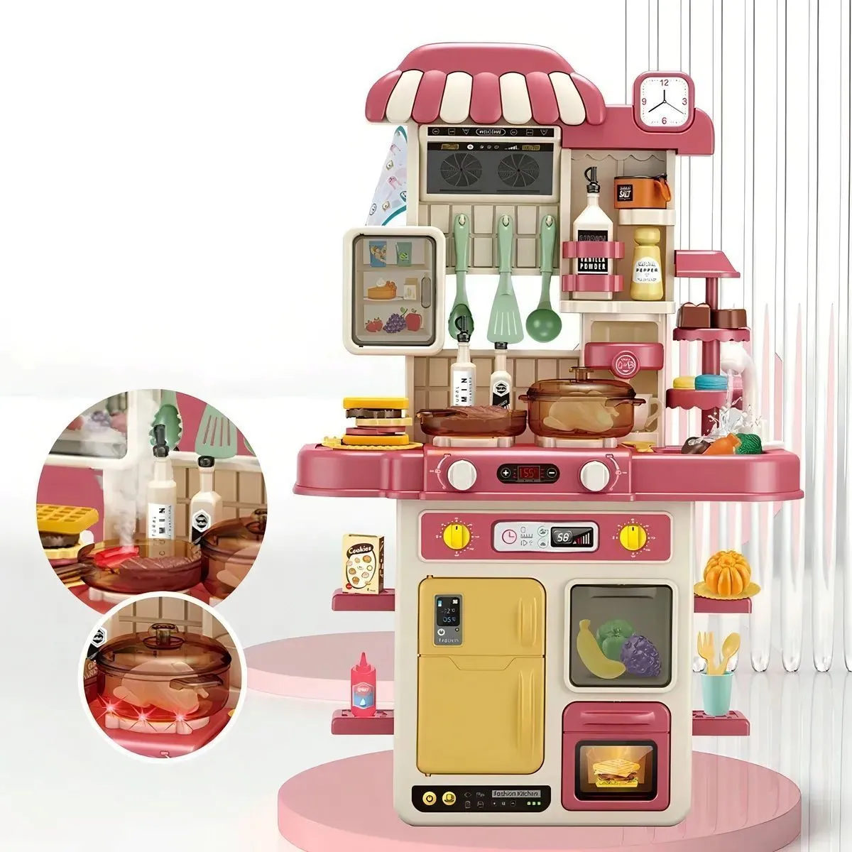 GENERICO - Cocina Infantil de Juguete 48 Piezas