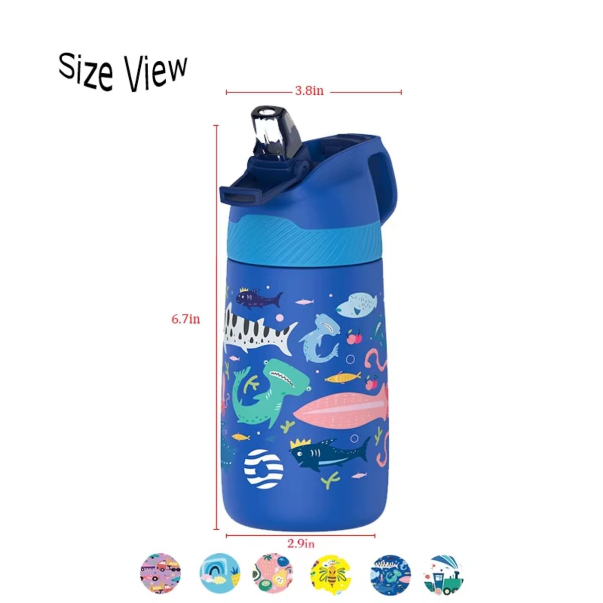 FJBOTTLE - FJBottle - Botella infantil de agua con aislamiento de acero inoxidable 350 ml