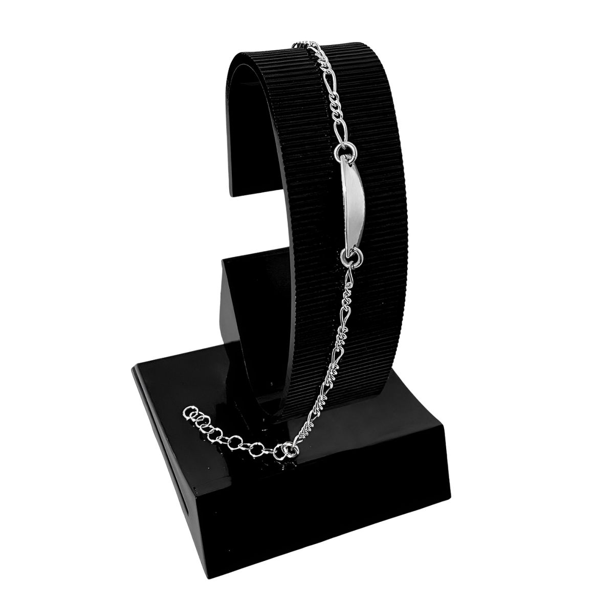 GENERICO - Pulsera Esclava Oval Kids Niño Niña Joya Regalo Plata 925