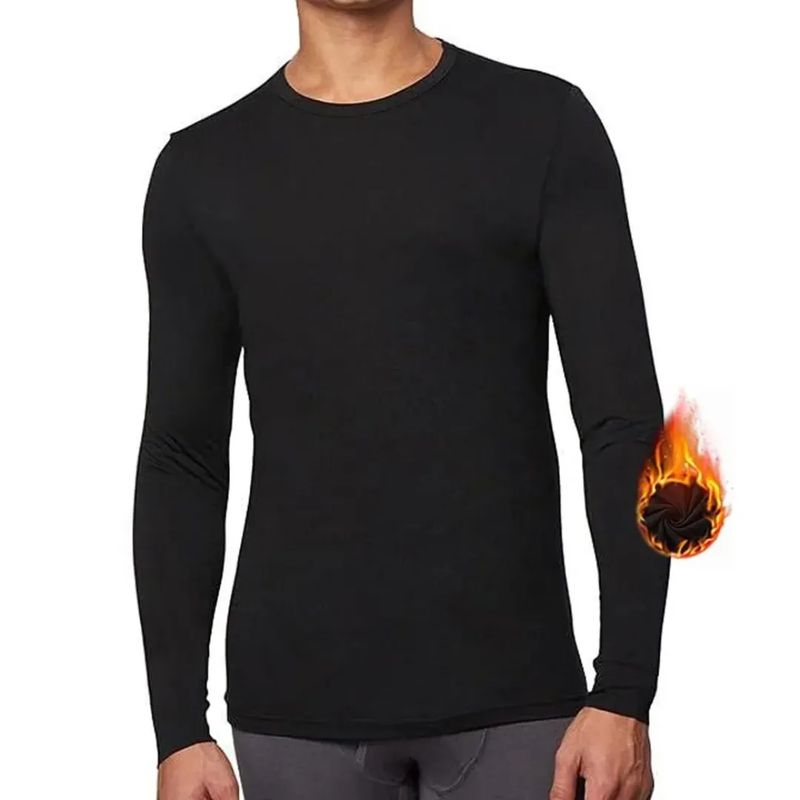 GENERICO - Polo Manga Larga Calentador Térmico Varon Micro Polar