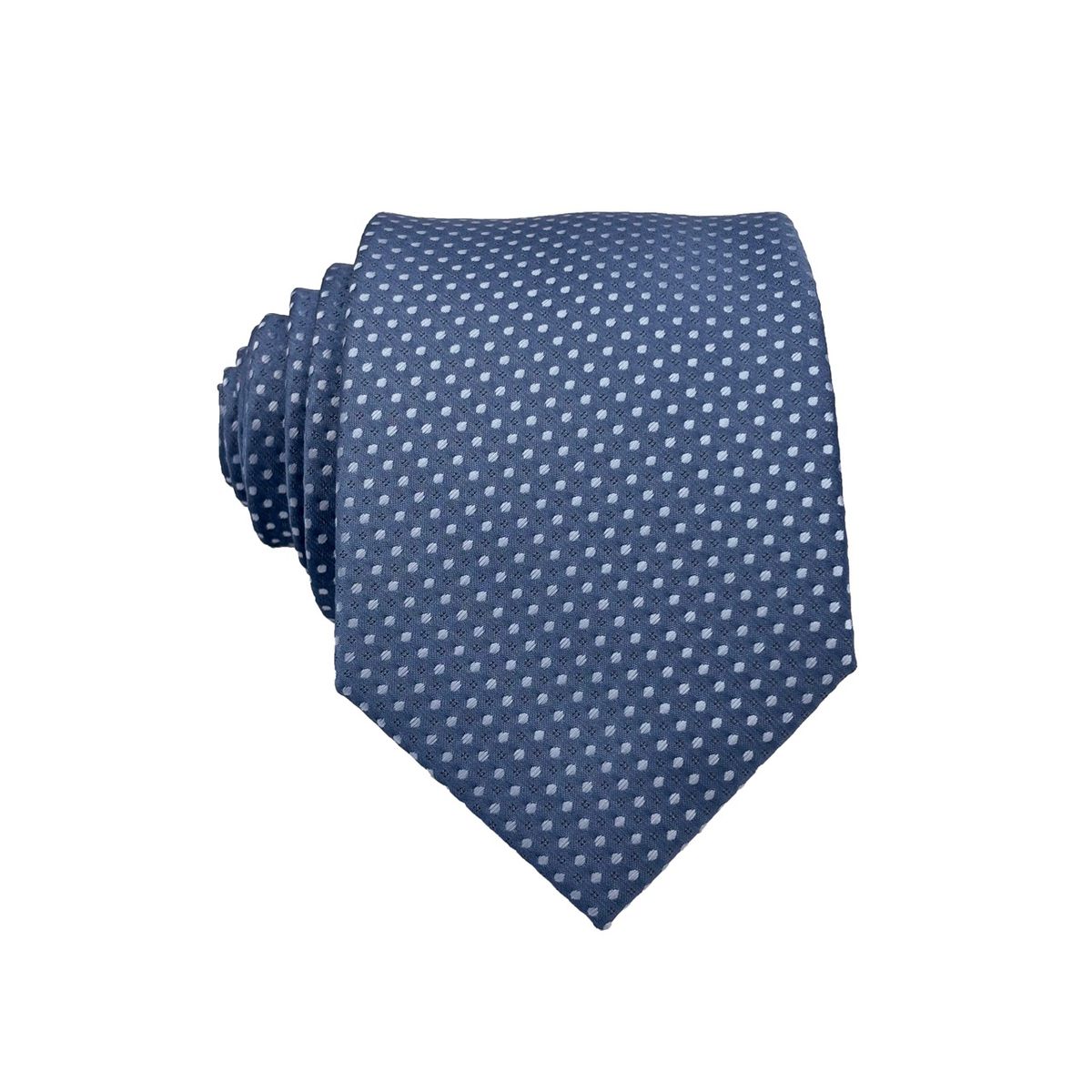 CHRISTIAN ARMAND - CORBATA STEEL BLUE DOT CLASSIC CHRISTIAN ARMAND