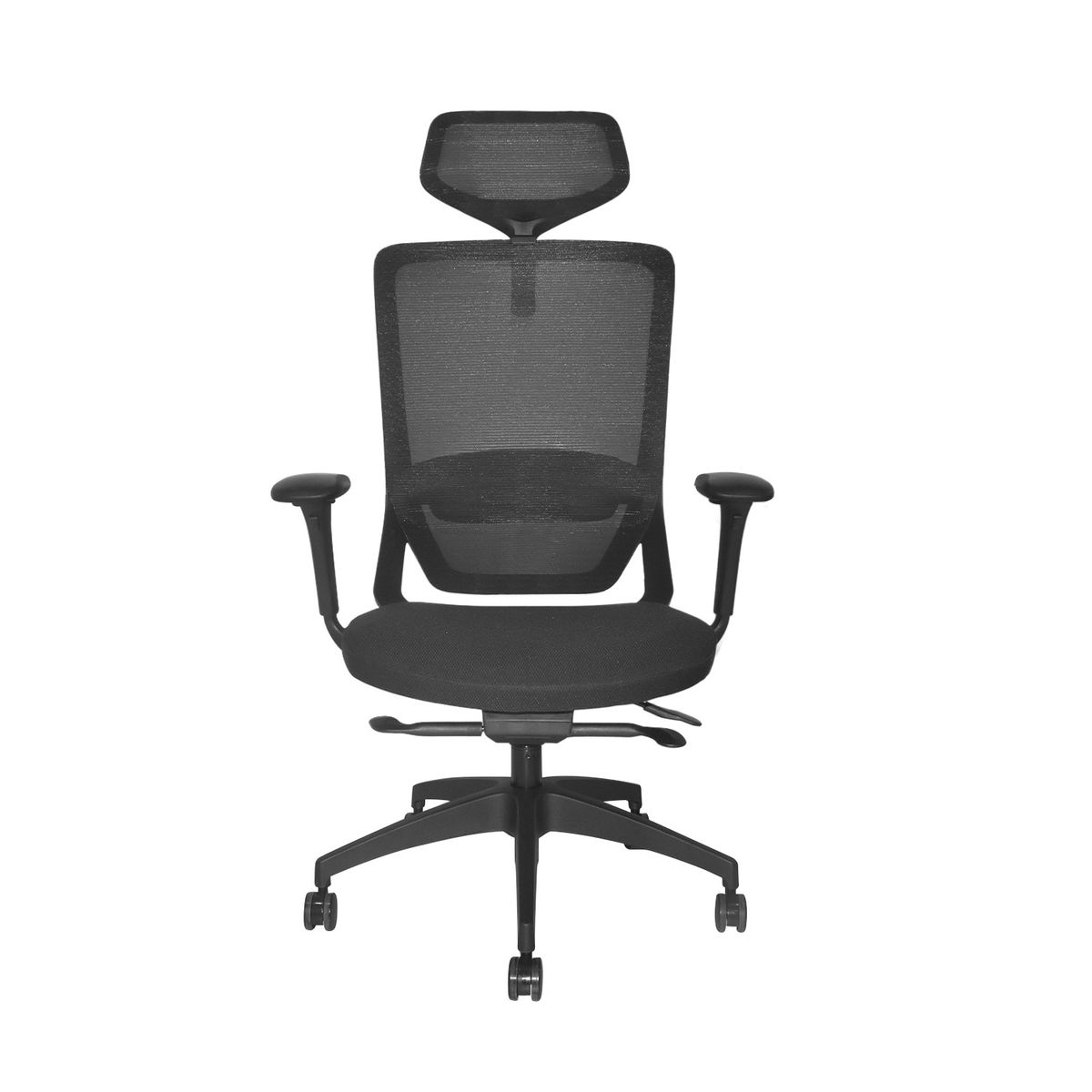 OFIDEAS - Silla Ergonómica Reclinable Con Slider Brazo 4D Loop Negro Ofideas