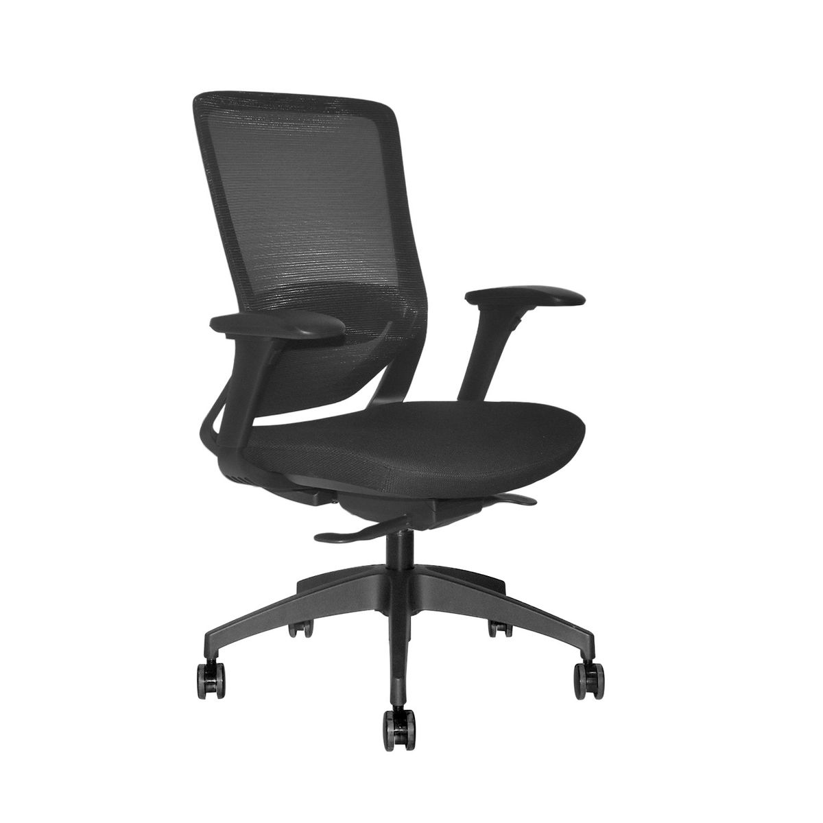 OFIDEAS - Silla Ergonómica Reclinable Slider Brazo 4D Loop Gerente Negro Ofideas