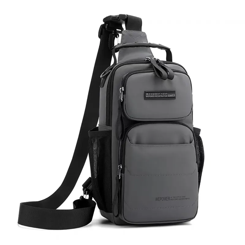 GENERICO - Pechera Mochila Morral 3en1 Impermeable Hombre