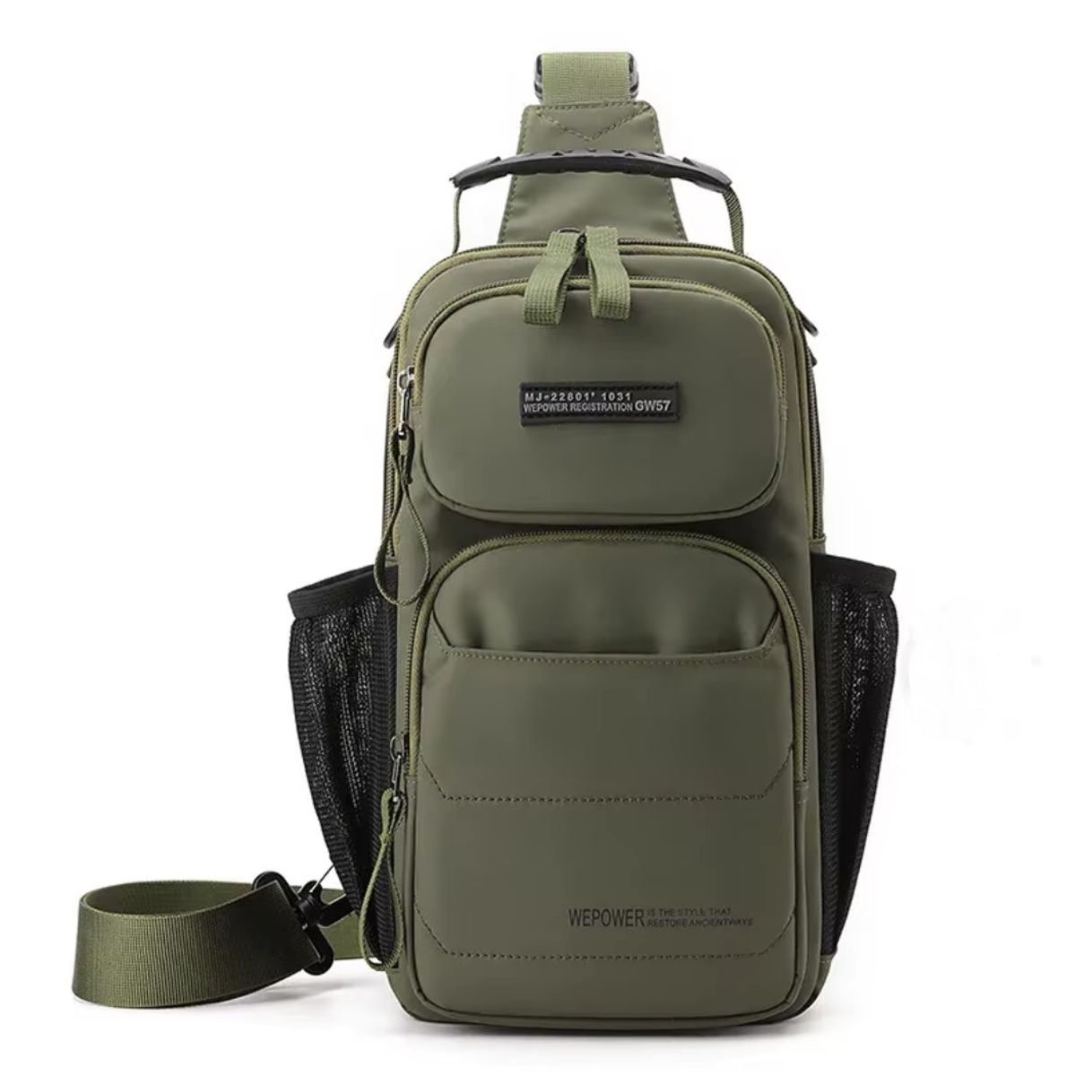 GENERICO - Pechera Mochila Morral 3en1 Impermeable Hombre